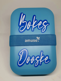 Brooddoos blauw - Bokes dooske
