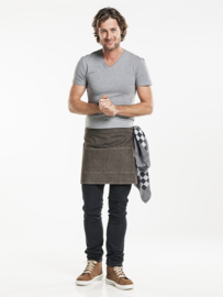 APRON BASE BROWN DENIM W80 - L40 chauddevant 47999