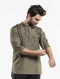 CHEF JACKET BUJUTSU GREEN chauddevant 240