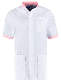 Floris zorgjas unisex wit/roze TeamCare  by De Berkel B1809_805_v