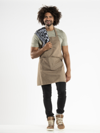 BIB APRON BASE MUD DENIM W70 - L75 Chaud Devant 69499