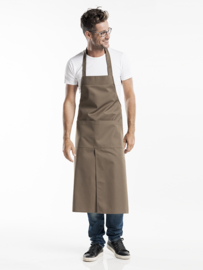 BIB APRON 4-POCKETS TAUPE W75 - L100 Chaud Devant 57988