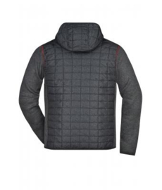 Men's Knitted Hybrid Jacket James Nicholson JN772