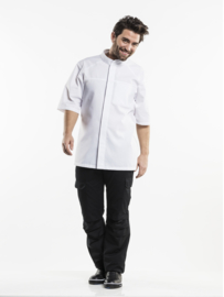 CHEF JACKET SALERNO SFX WHITE SHORT SLEEVE chauddevant 923