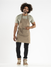 BIB APRON BASE MUD DENIM W70 - L75 Chaud Devant 69499