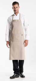 Chaud Devant Bib Apron Sand W75-L100 54188