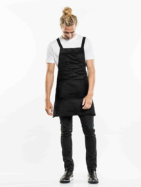 BIB APRON CROSS BLACK VELVET W70 - L85 Chaud Devant 59999