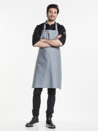 BIB APRON BUJUTSU GREY W75 - L90 Chaud Devant 57699