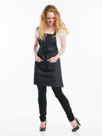 BIB APRON FUSION BLACK DENIM W70 - L80 Chaud Devant 68687