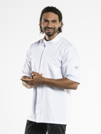 CHEF JACKET SALERNO RPB WHITE SHORT SLEEVE chauddevant 212