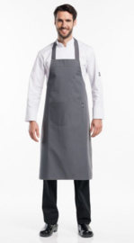 Chaud Devant Bib Apron Grey W75-L100 50088