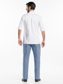 CHEF JACKET MONZA WHITE SHORT SLEEVE chauddevant 920