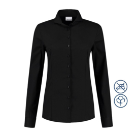 LCF Ledub 0396518 Roos lange mouw 100% cotton non iron