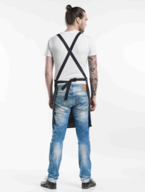BIB APRON FUSION BLACK DENIM W70 - L80 Chaud Devant 68687