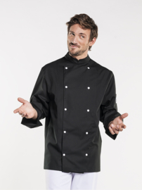 CHEF JACKET FIRENZE BLACK chauddevant 203