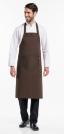 Chaud Devant Bib Apron Brown W75-L100 54388