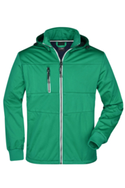 Heren softshell jas maritim James Nicholson JN1078