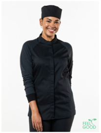 Chef Jacket Lady Sorella UFX Black 254 Chaud Devant