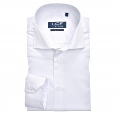 LCF Ledub Slim Fit 100% cotton lange mouw wide spread non iron