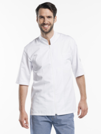 CHEF JACKET MONZA WHITE SHORT SLEEVE chauddevant 920