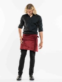 APRON RED VELVET W80 - L45 chauddevant 85699