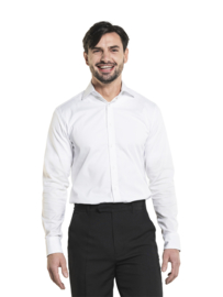 SHIRT MEN WHITE STRETCH 614 Chaud Devant