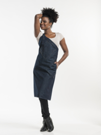 BIB APRON SKEW BLUE DENIM W85 - L85 Chaud Devant 50899
