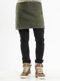 APRON BASE GREEN DENIM W80 - L40 chauddevant 48399