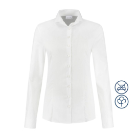 LCF Ledub 0396518 Roos lange mouw 100% cotton non iron