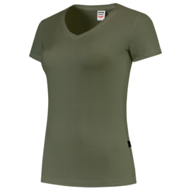 T-SHIRT V HALS FITTED DAMES 101008/TVT190 Tricorp