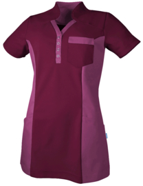 Deborah Dames Zorgpolo Teamcare by De Berkel 1078000_885L_v cassis/dark magenta