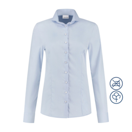 LCF Ledub 0396518 Roos lange mouw 100% cotton non iron