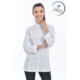 Koksbuis Vina wit incl. Comfort Stretch Cheffix 3010