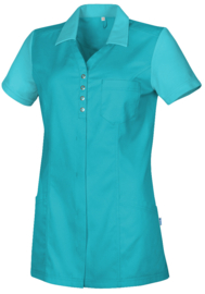 Sonia Dames zorgjas Pique Teamcare by De Berkel 3450_419_v turquoise