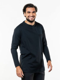 Chef Jacket T-Shirt Valente UFX Black LS 964 Chaud Devant