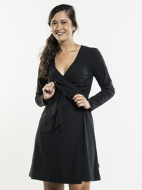 DRESS VANILLA BLACK 819 Chaud Devant