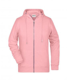 Ladies' Zip Hoody James Nicholson 8025