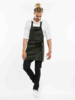 BIB APRON GREEN VELVET W70 - L85 Chaud Devant 52199