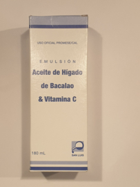 Aceite de higado de bacalao & vitamina C 180ml
