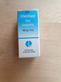 Jarabe / Siroop Albendazol Oral Suspensión 400mg / 10ml