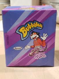 Una caja de chicle Bubbaloo Mora disp 70und 357gr