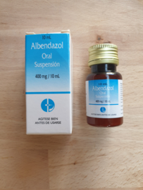Jarabe / Siroop Albendazol Oral Suspensión 400mg / 10ml