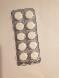 Acetaminophen 500mg (por pastilla)
