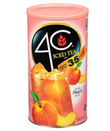 4C Iced Tea Mix Peach 5lb