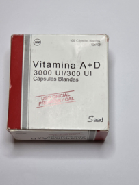 Vitamina A+D 100capsulas (1caja)