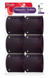 Annie Magnetic Roller 3inch   6 pack   Plum