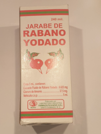 Jarabe / Siroop de Rabano Yodado 240ml