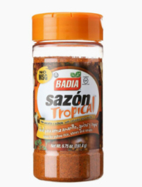 Badia Sazón Tropical Con culantro y achiote 6.75oz (191.4gr)