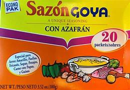 GOYA sazon con azafran  100 gr