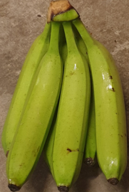 kleine groene banaan Per kg